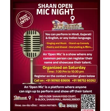 Shaan Open Mic